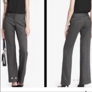 Express Charcoal Grey Editor Pant